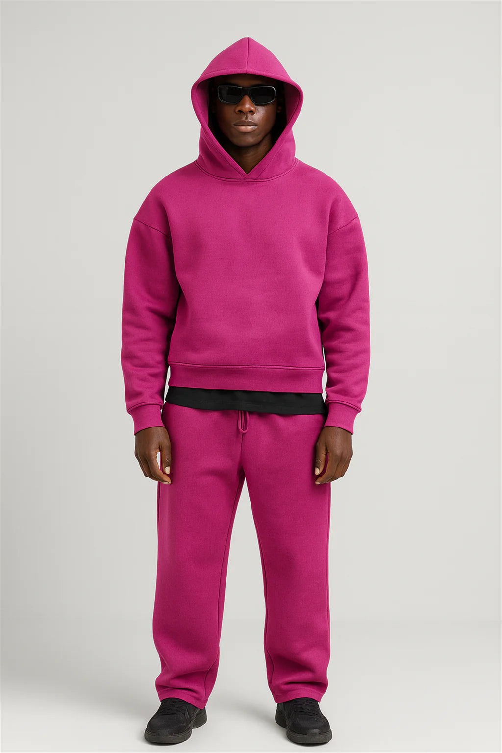 Oversized Two-piece Men's Sportswear Suit