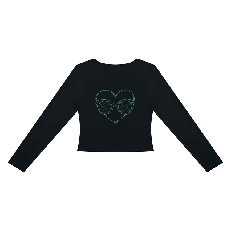 Women's Cutout Long Sleeve T-Shirt