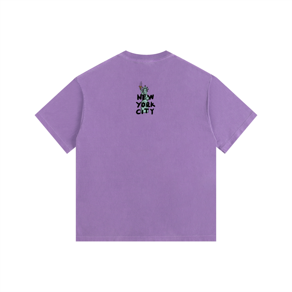 Vintage Washed Oversized Cotton T-Shirt