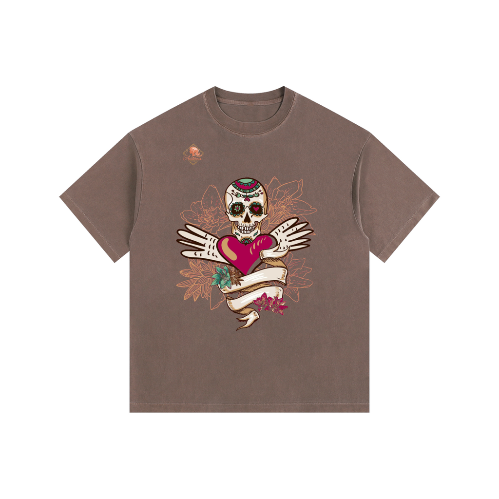 Vintage Washed Oversized Cotton T-Shirt