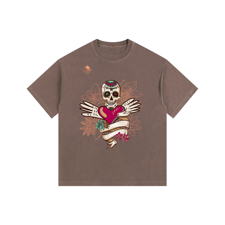 Vintage Washed Oversized Cotton T-Shirt