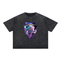 Mineral Wash Boxy Cotton T-Shirt