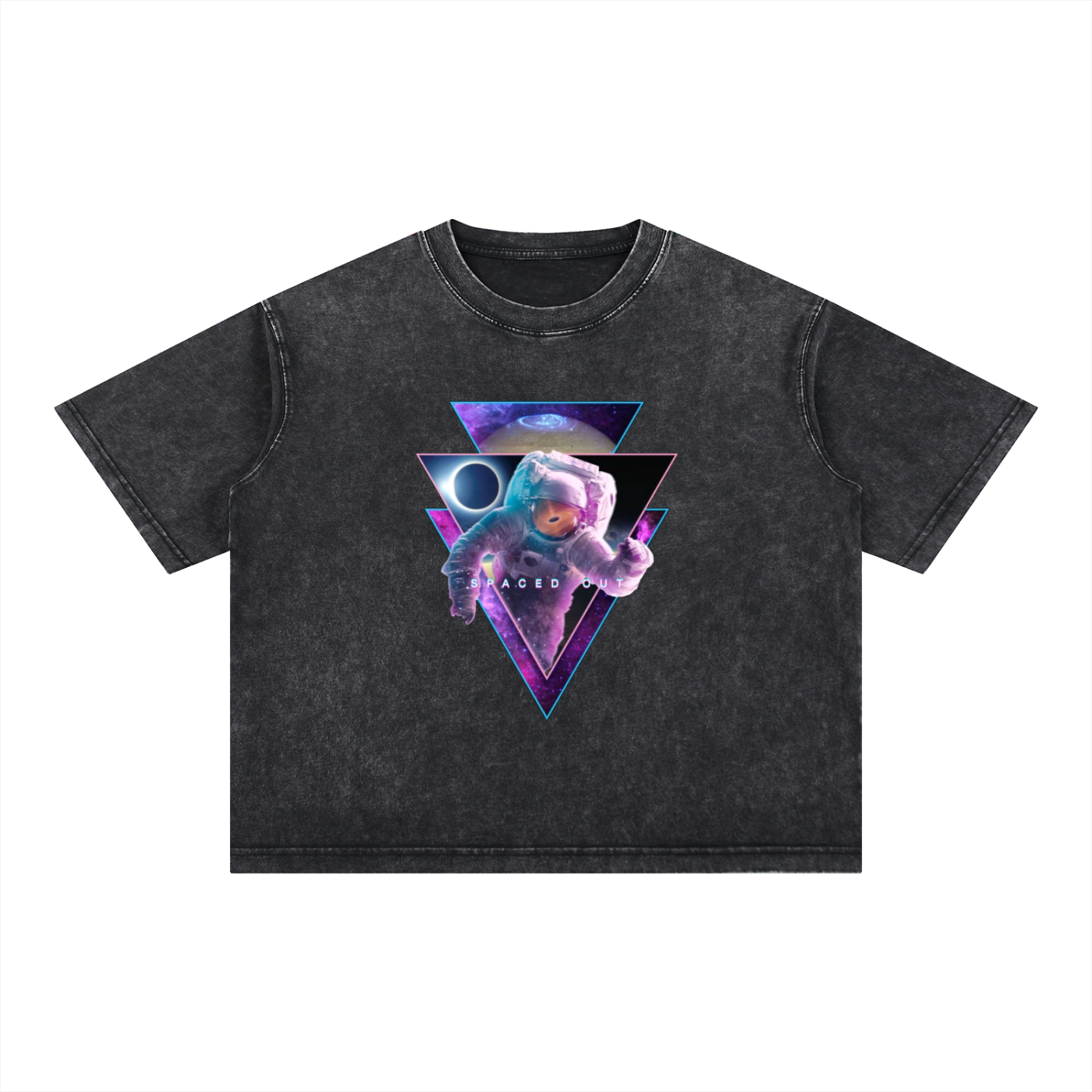 Mineral Wash Boxy Cotton T-Shirt