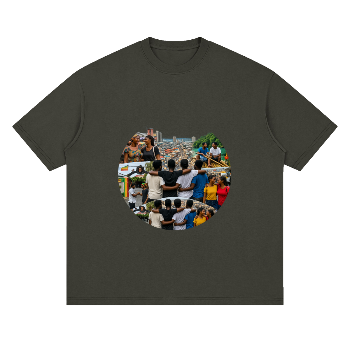 Streetwear Loose Drop Shoulder T-Shirt