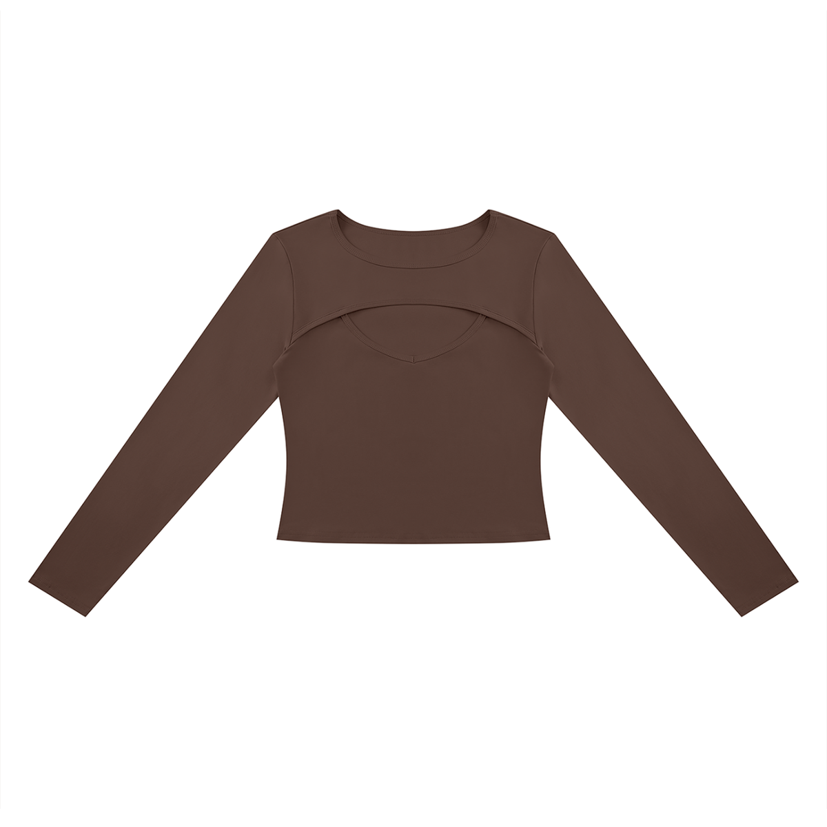 Women's Cutout Long Sleeve T-Shirt