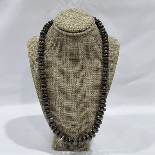 Smoky Obsidian Glow Necklace