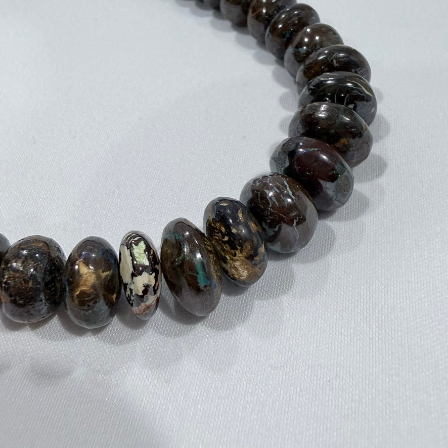 Smoky Obsidian Glow Necklace