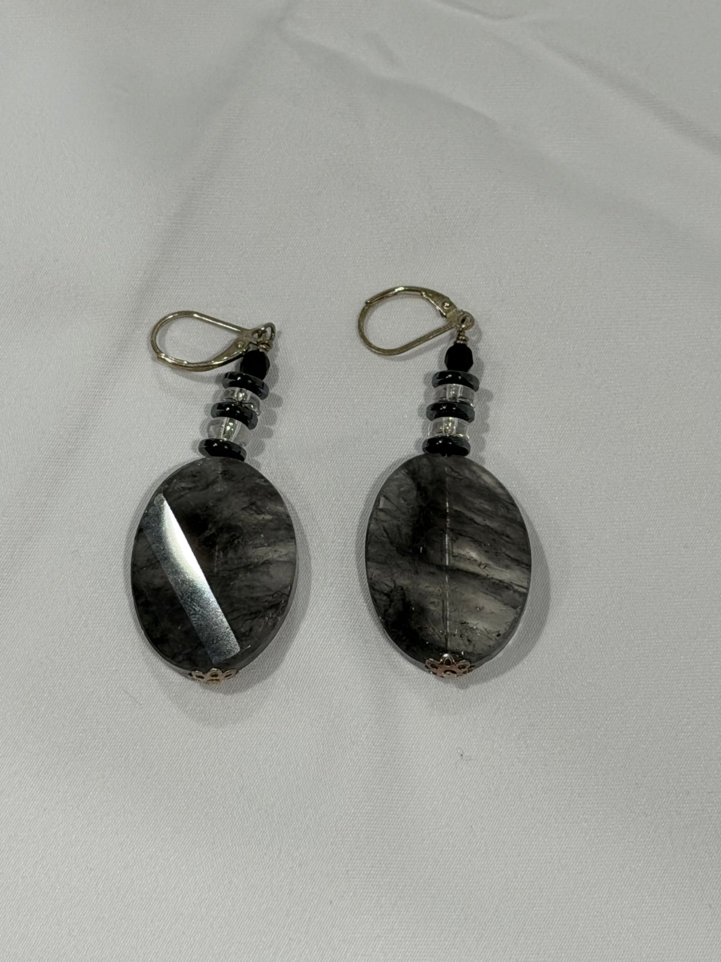 Classic Glow Glass Stone Earrings