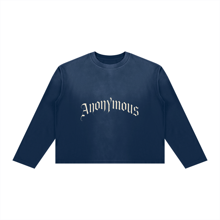 Unisex Sunfade Boxy Long Sleeve T-Shirt