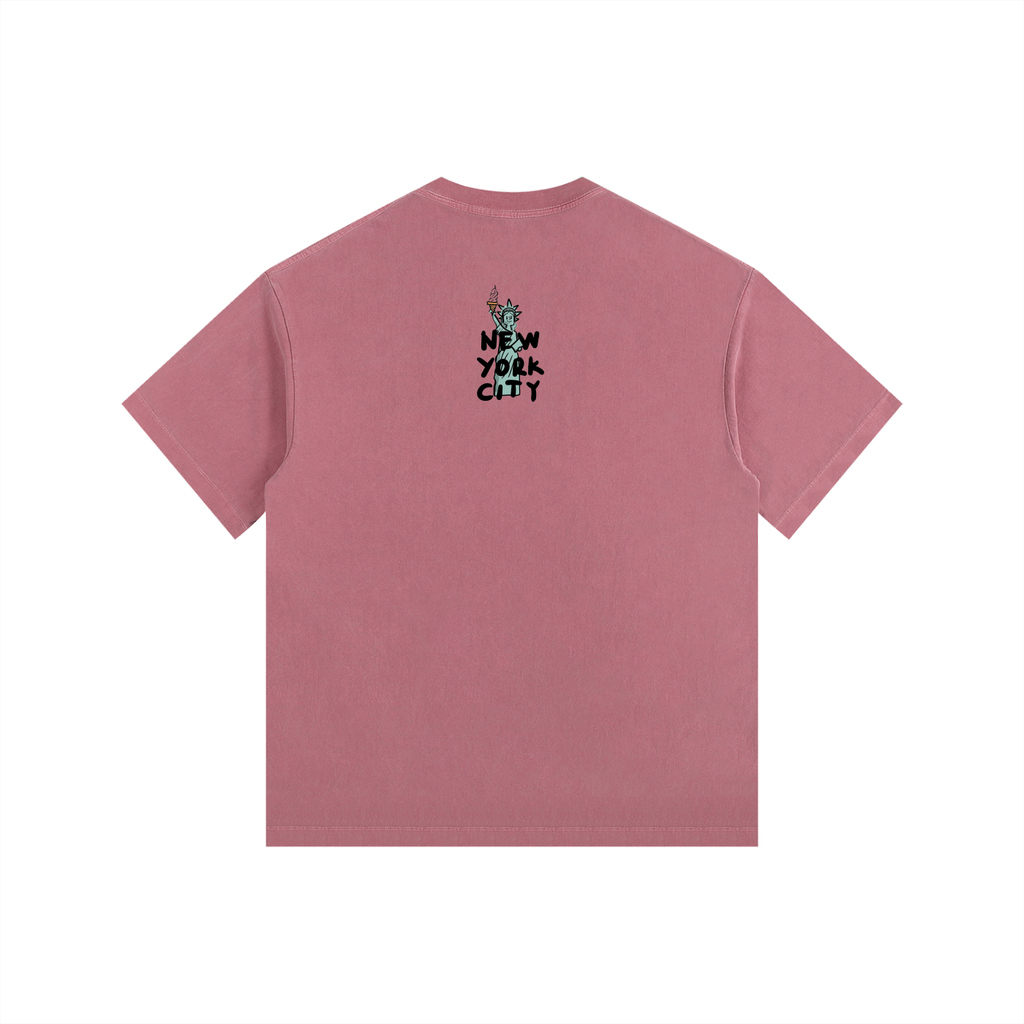 Vintage Washed Oversized Cotton T-Shirt