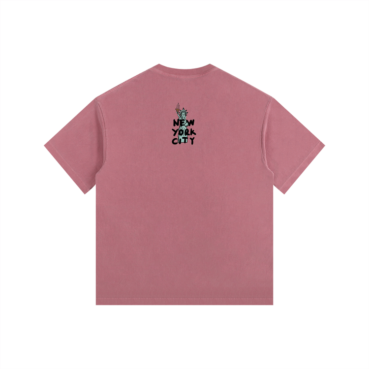 Vintage Washed Oversized Cotton T-Shirt