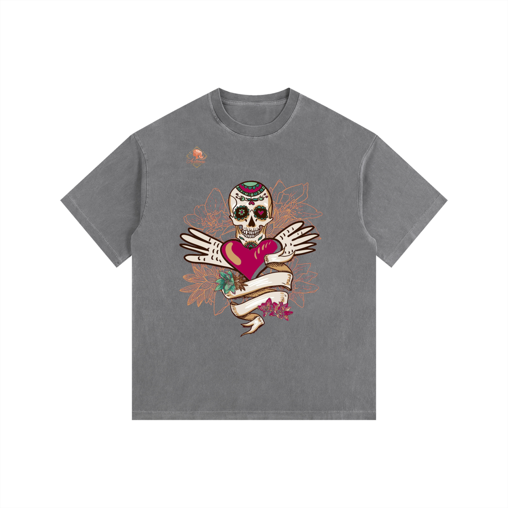 Vintage Washed Oversized Cotton T-Shirt