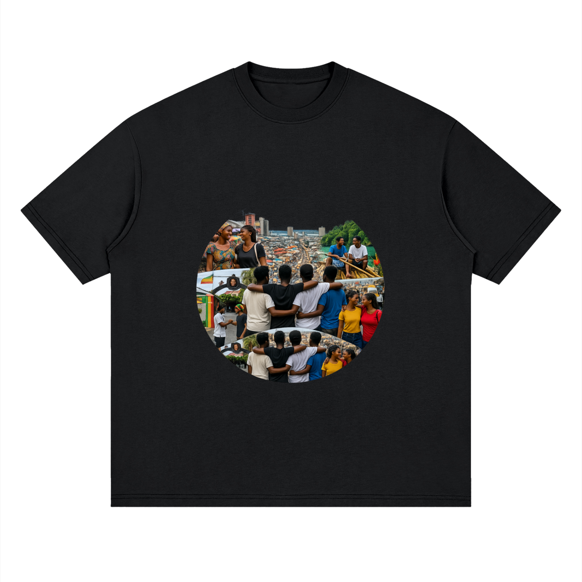 Streetwear Loose Drop Shoulder T-Shirt