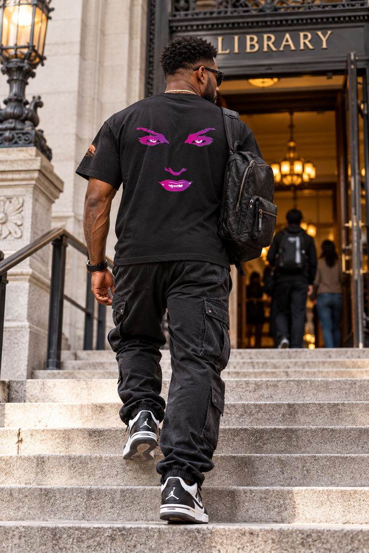 Drop Shoulder Cotton T-Shirt