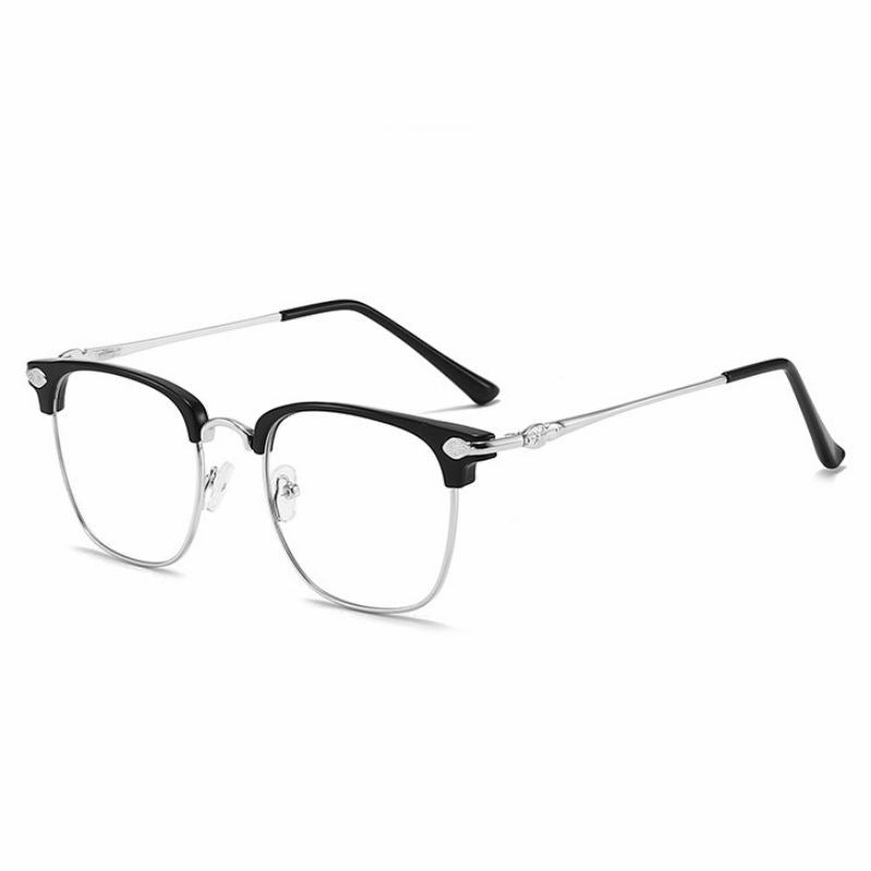 Eyebrow-frame Blue-light-blocking Reading Glasses