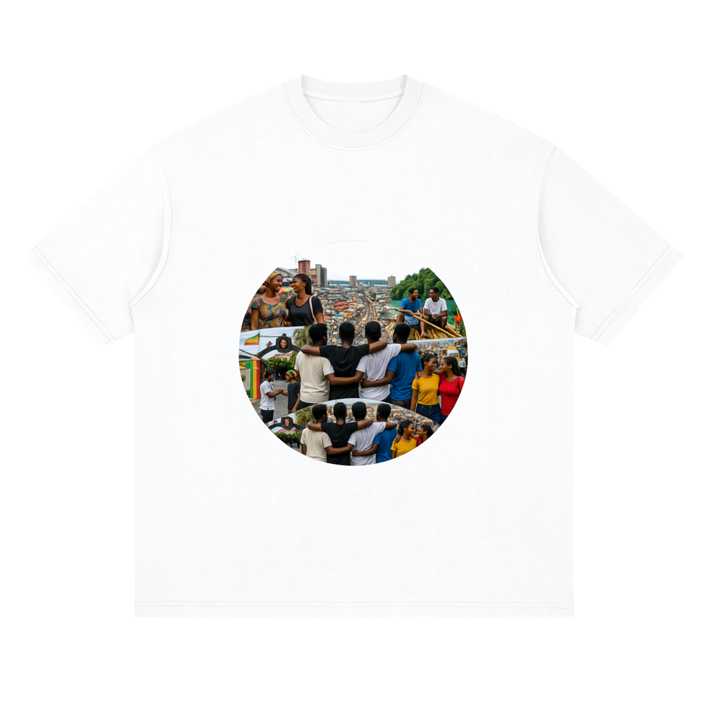 Streetwear Loose Drop Shoulder T-Shirt