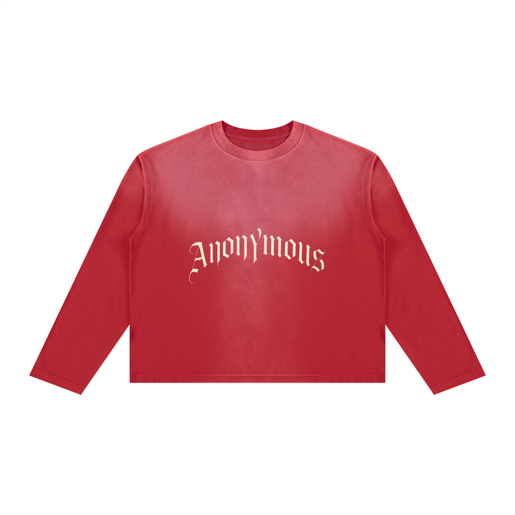 Unisex Sunfade Boxy Long Sleeve T-Shirt