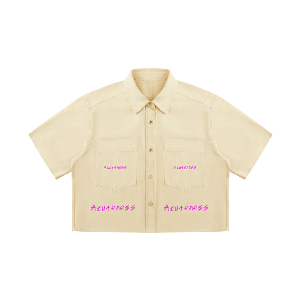 Women’s Crop Short Sleeve Shirt
