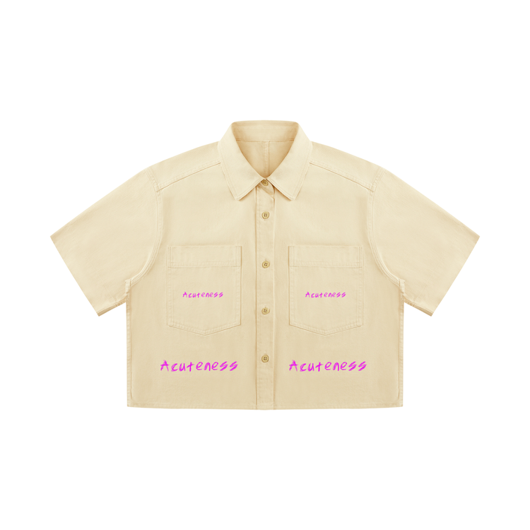 Women’s Crop Short Sleeve Shirt