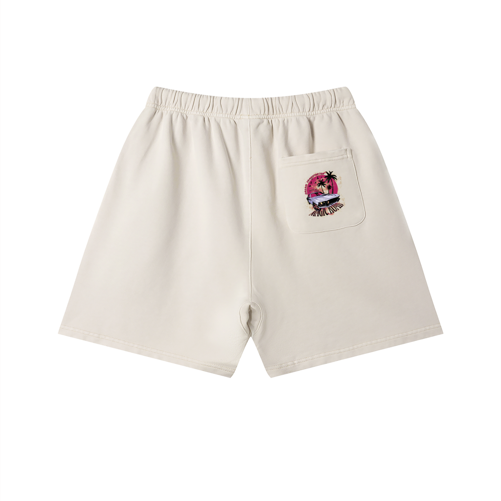Unisex Vintage Wash Cotton Shorts