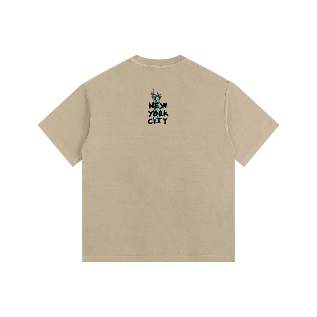 Vintage Washed Oversized Cotton T-Shirt