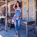 Women's Classic Loose-fit Denim Overalls