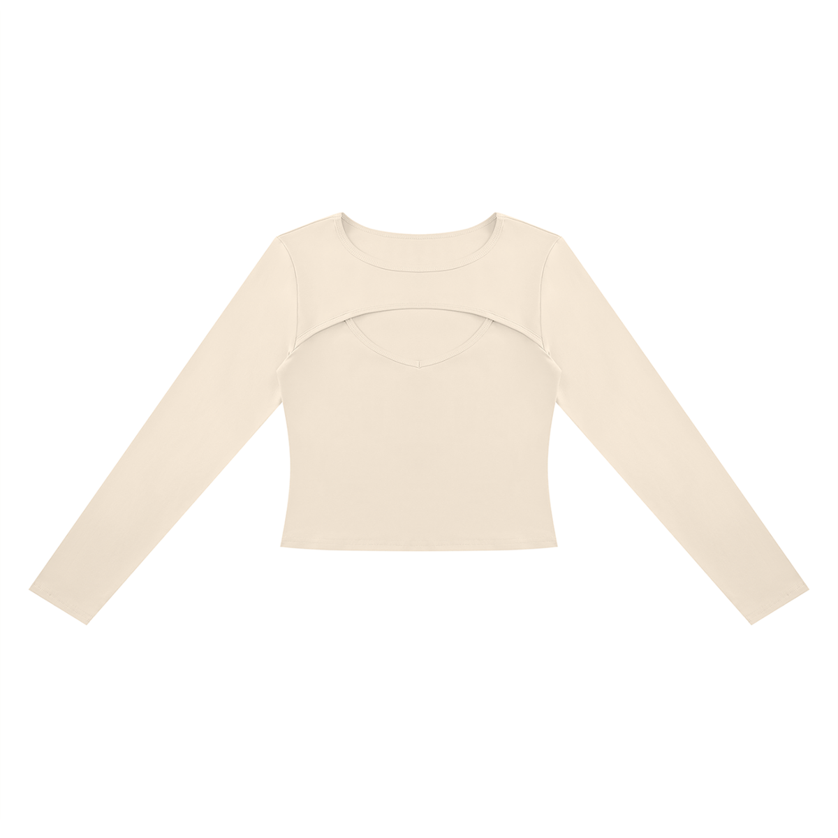 Women's Cutout Long Sleeve T-Shirt
