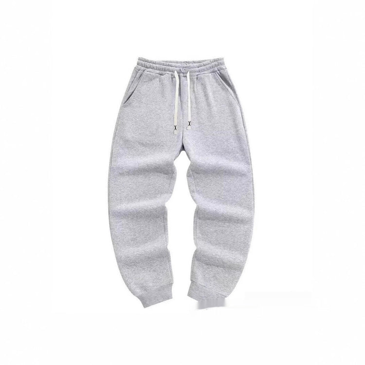 Casual Drawstring Ribbed Sweatpants Men's Pants