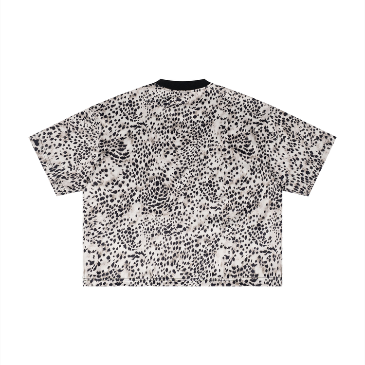 Unisex Leopard Print Boxy T-Shirt