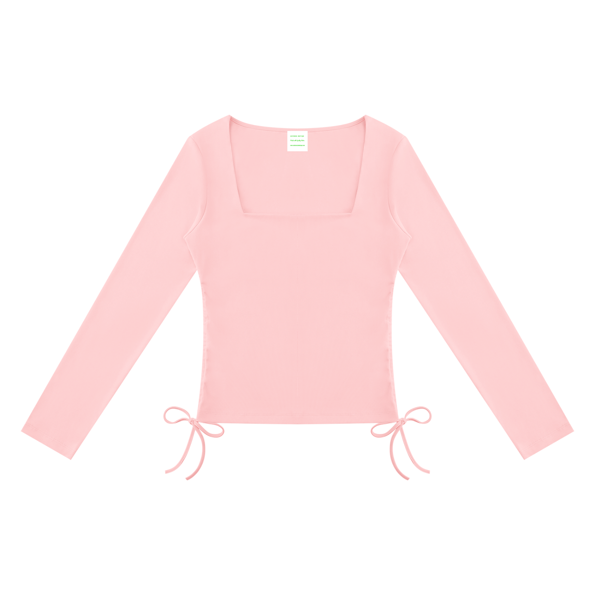 Women's Ruched Square Neck T-Shirt