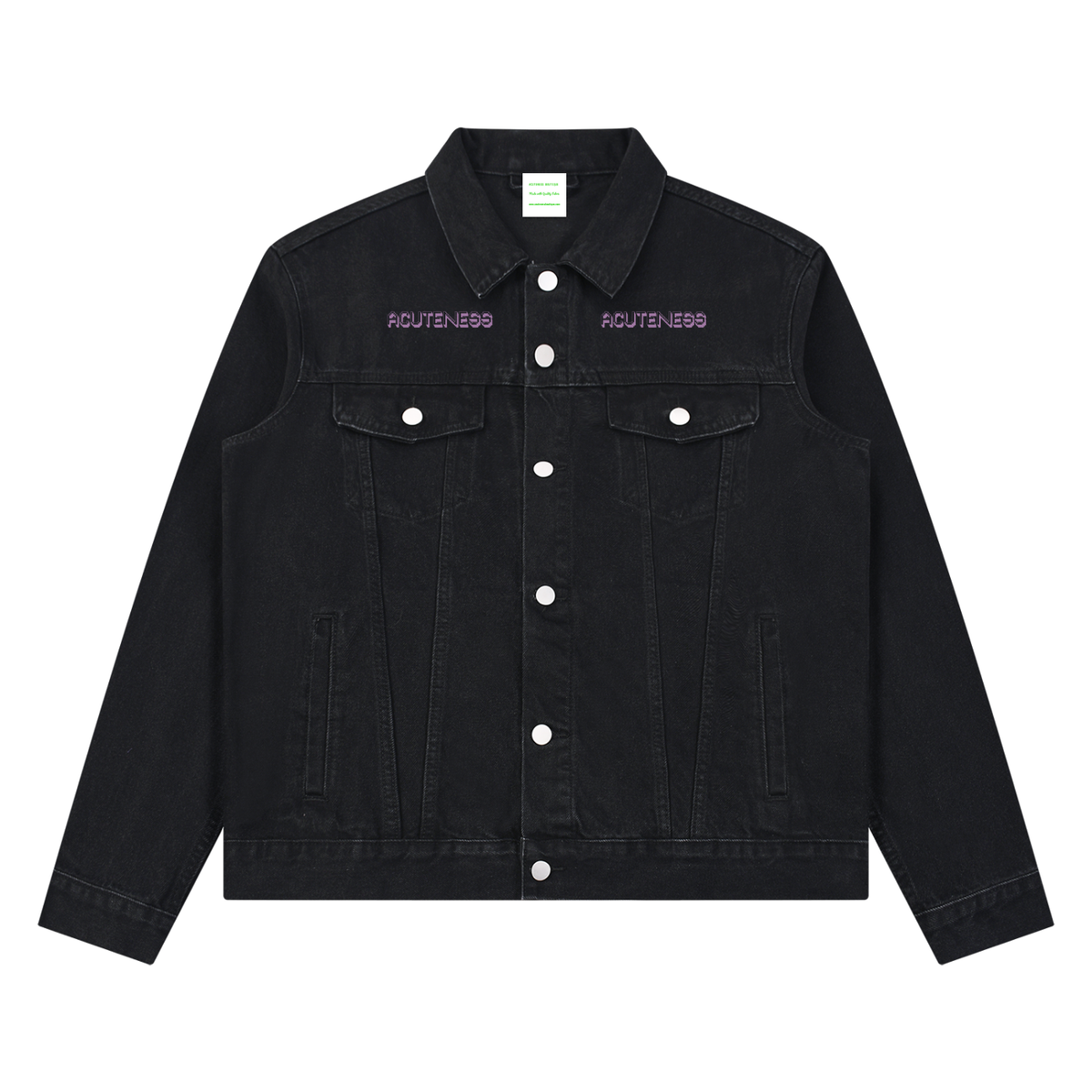 Unisex Vintage Wash Denim Jacket