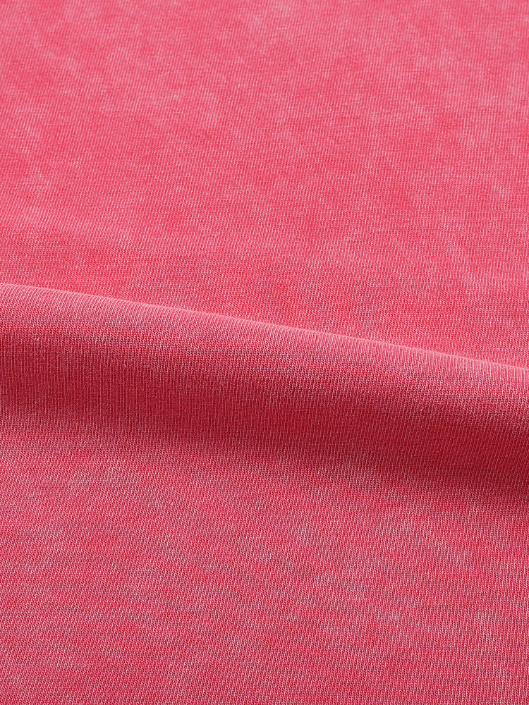 Snow Washed Frayed Edge T-Shirt