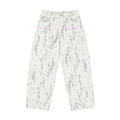 Women's Splatter Barrel Leg Jeans