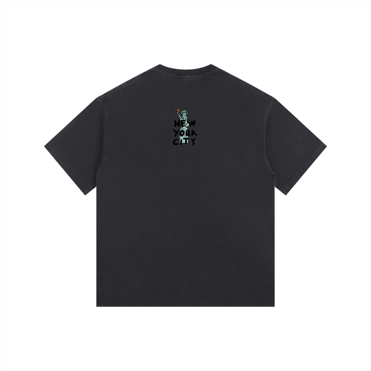 Vintage Washed Oversized Cotton T-Shirt
