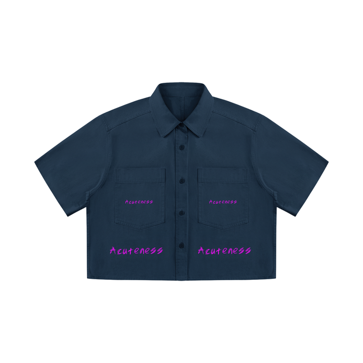 Women’s Crop Short Sleeve Shirt