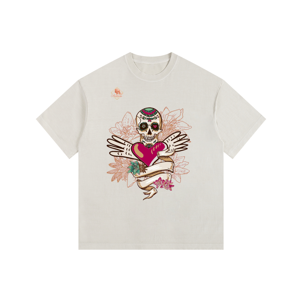 Vintage Washed Oversized Cotton T-Shirt