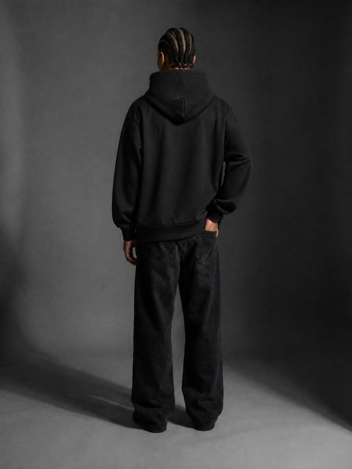 Essential Oversized Boxy Fit Fleece Hoodie