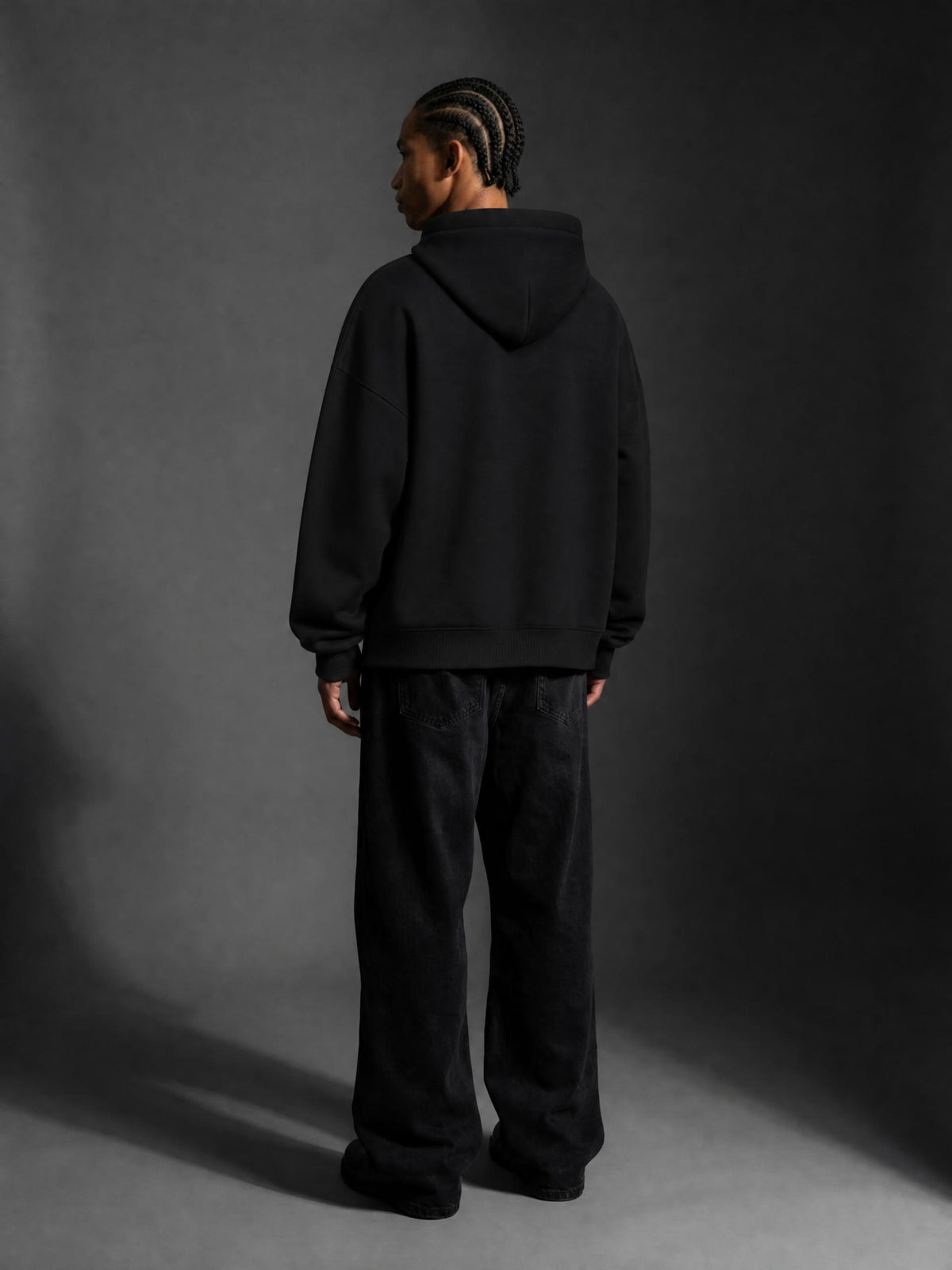 Essential Oversized Boxy Fit Fleece Hoodie