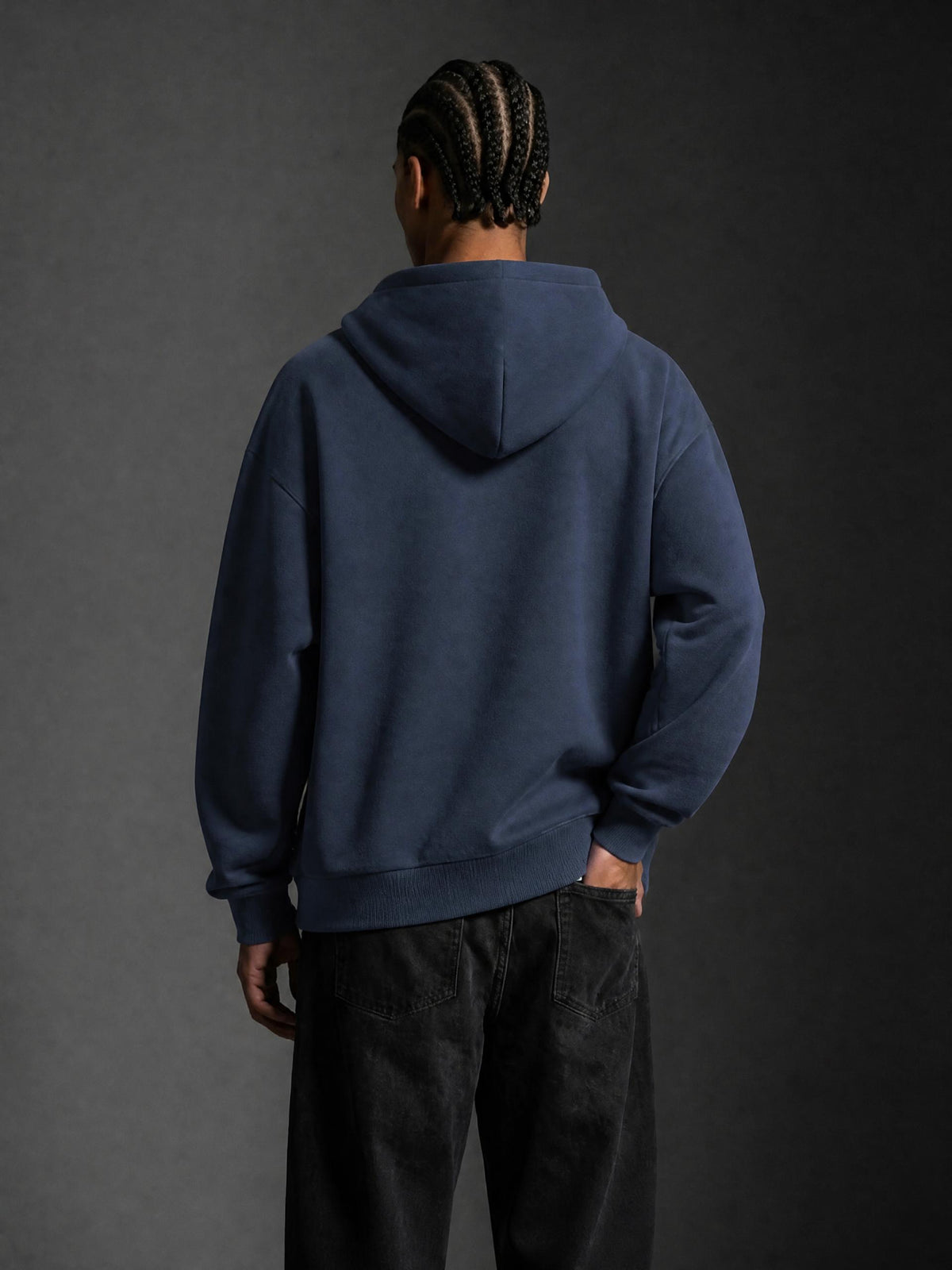 Essential Oversized Boxy Fit Fleece Hoodie