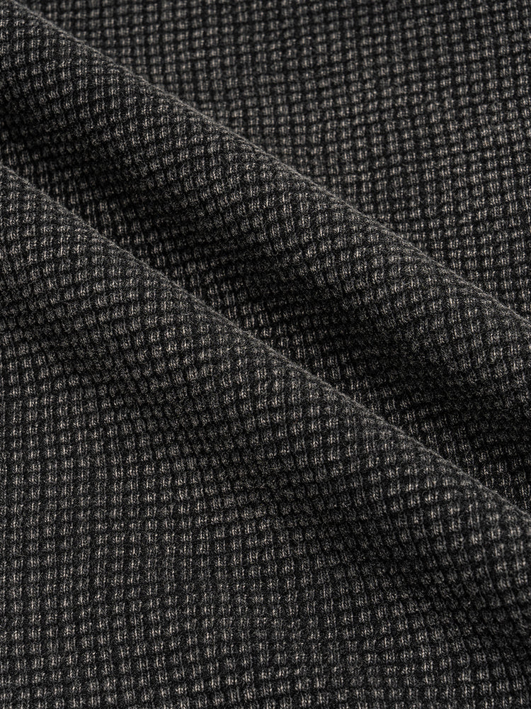 Textured Waffle Washed Boxy T-Shirt