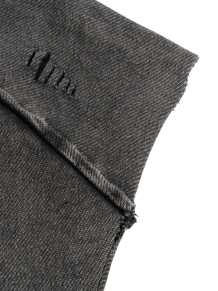 Snow Washed Boxy Hooded Tank Top
