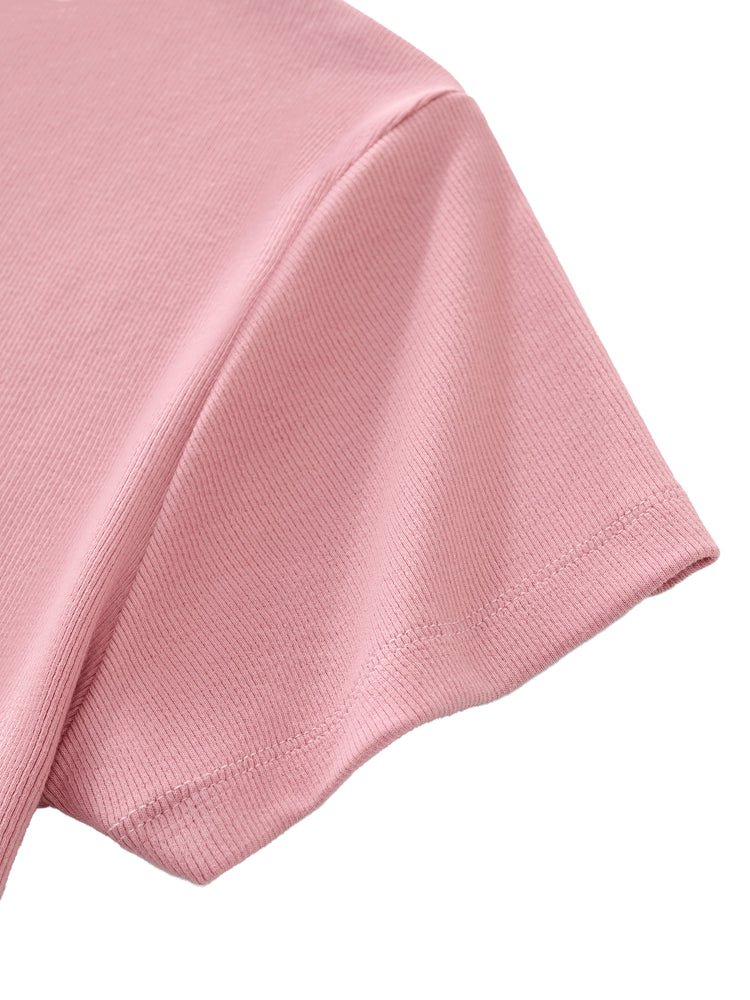 Essential Slim Fit Mock Neck T-Shirt