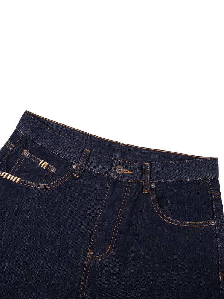 Heavyweight Straight Leg Denim Jeans