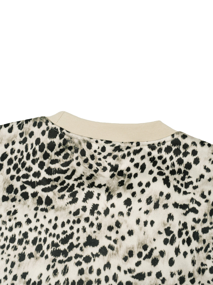 Unisex Leopard Print Boxy T-Shirt