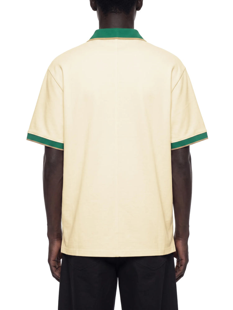 Unisex Color Block Polo Shirt